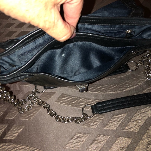 Coach leather purse with chain strap - Picture 3 of 5